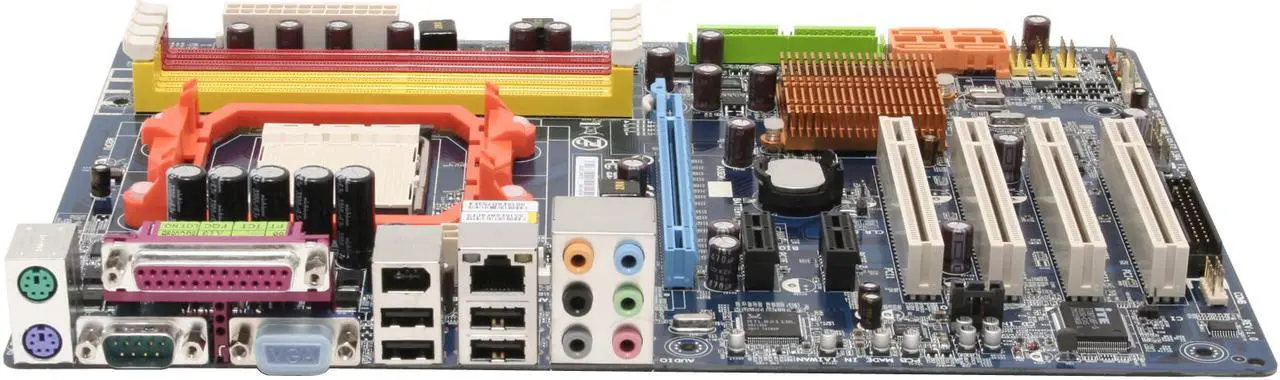 Alt view image 2 of 13 - GIGABYTE GA-M61P-S3 AM2 NVIDIA GeForce 6100 / nForce 430 ATX AMD Motherboard