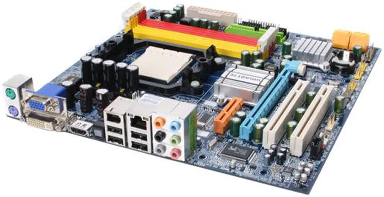 Main image of GIGABYTE GA-MA69GM-S2H AM2 AMD 690G HDMI Micro ATX AMD Motherboard