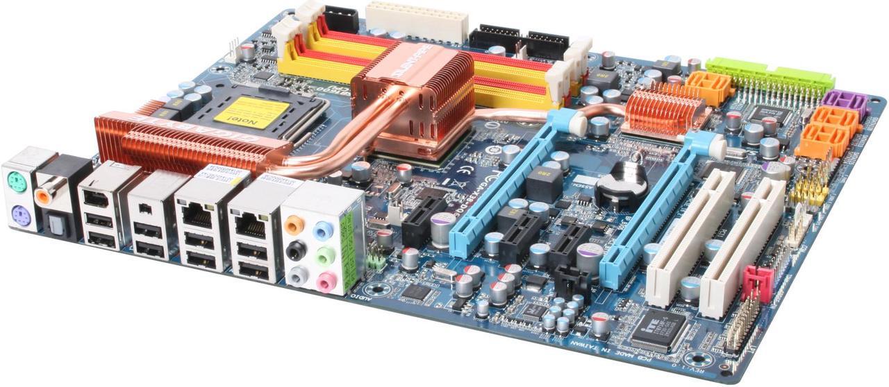Main image of GIGABYTE GA-X38-DQ6 LGA 775 Intel X38 ATX Ultra Durable 2, Ultra Cooling Intel Motherboard