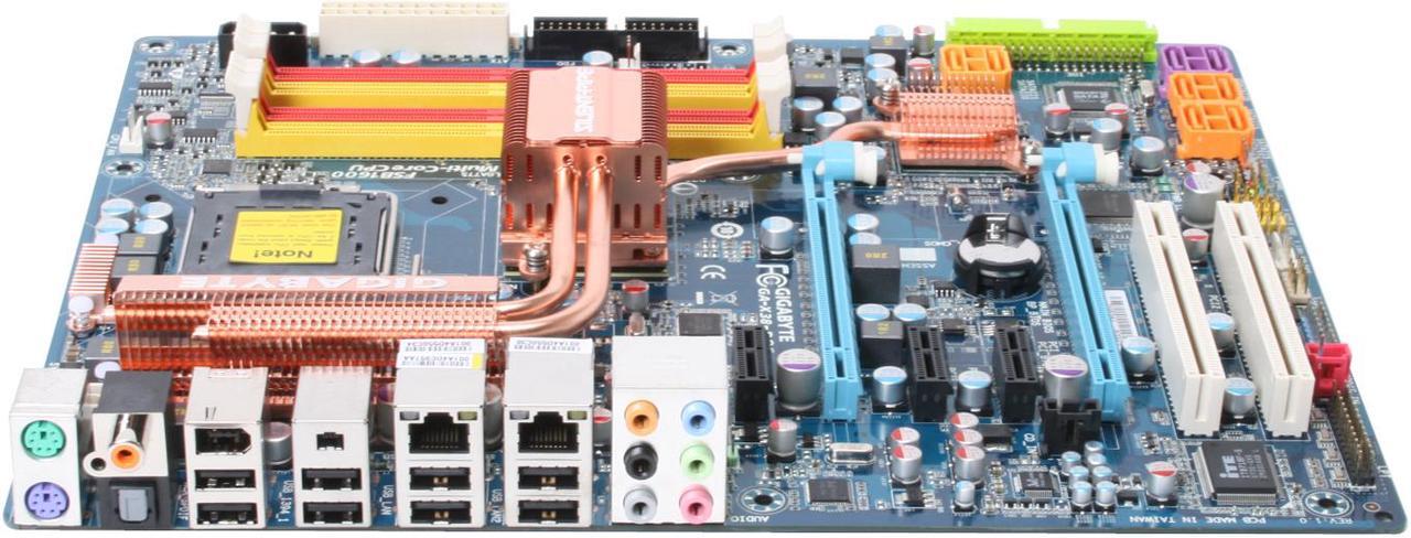 Alt view image 2 of 7 - GIGABYTE GA-X38-DQ6 LGA 775 Intel X38 ATX Ultra Durable 2, Ultra Cooling Intel Motherboard