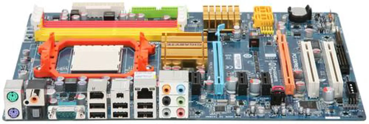 Alt view image 2 of 5 - GIGABYTE GA-MA790X-DS4 AM2+/AM2 AMD 790X ATX Ultra Durable II AMD Motherboard