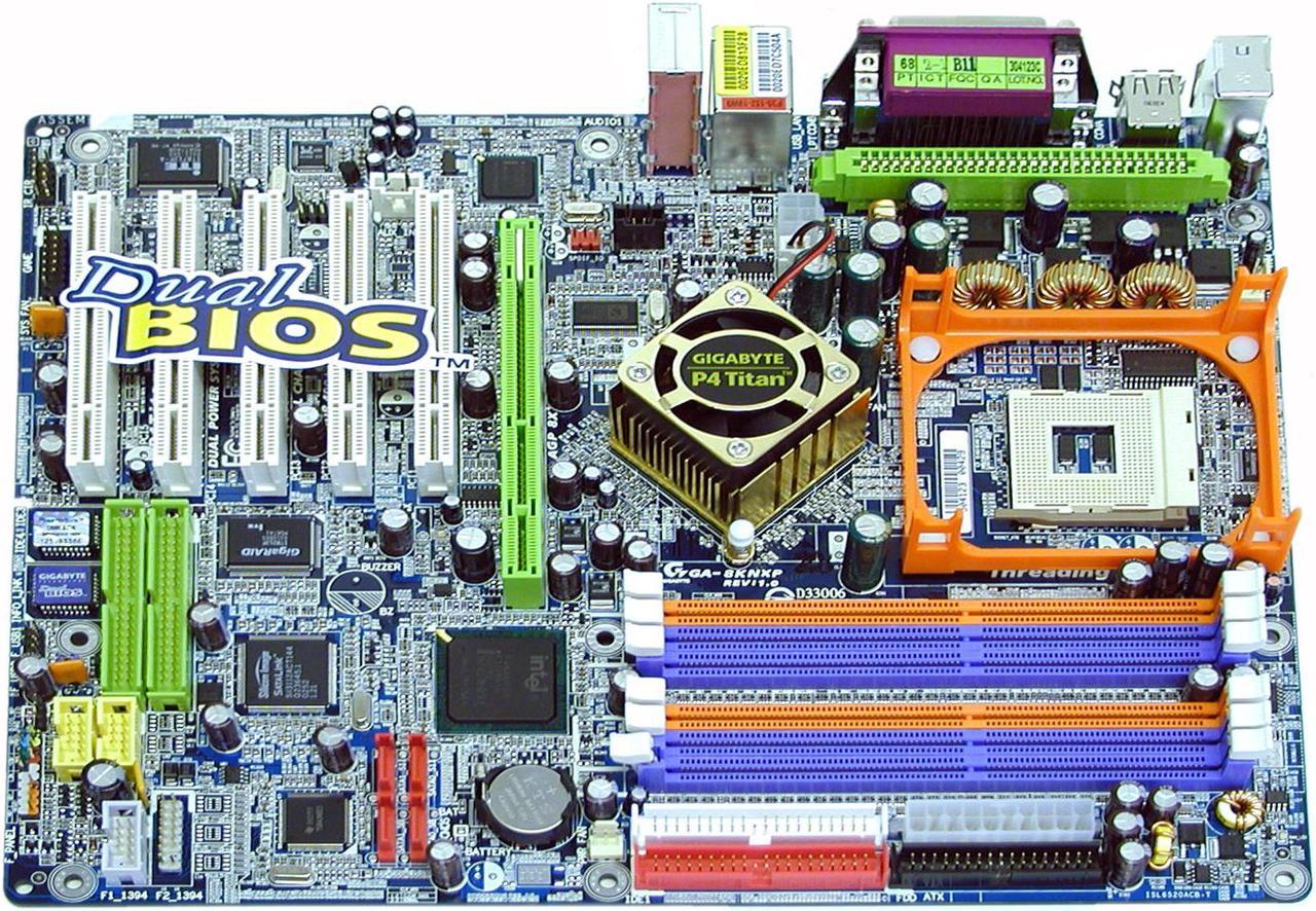 GIGABYTE GA-8KNXP REV 2.0 Socket 478 Intel 875P ATX Intel Motherboard