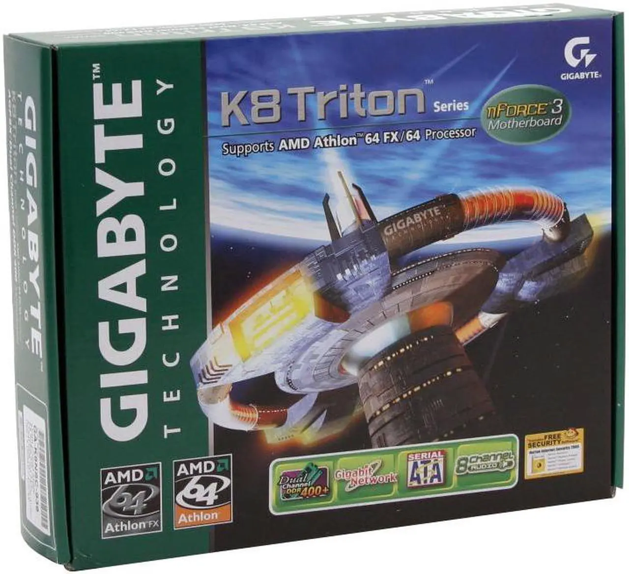 Alt view image 4 of 4 - GIGABYTE GA-K8NSC-939 939 NVIDIA nForce3 250Gb ATX AMD Motherboard