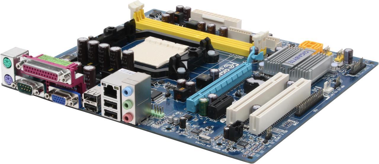Main image of GIGABYTE GA-M61PME-S2 AM2 NVIDIA GeForce 6100 / nForce 430 Micro ATX AMD Motherboard