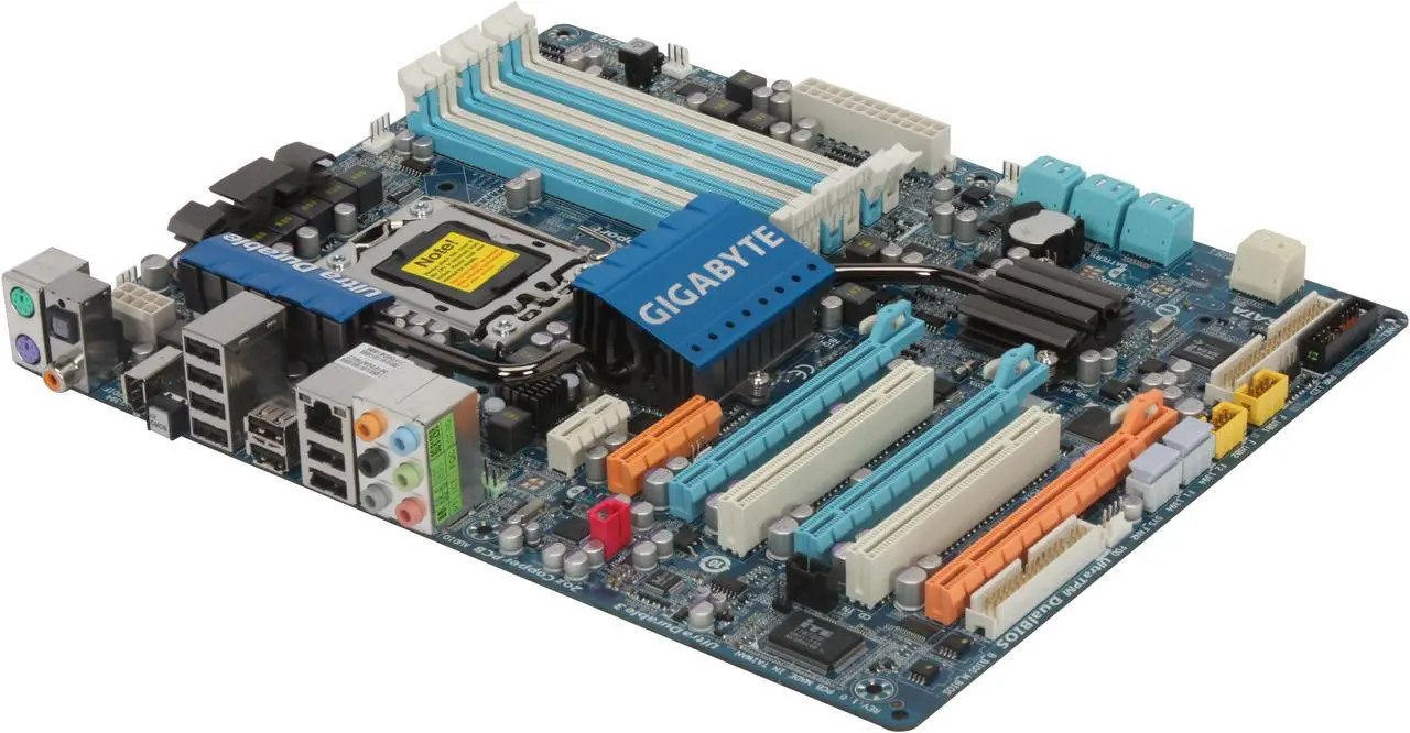 Main image of GIGABYTE GA-EX58-UD4P LGA 1366 Intel X58 ATX Intel Motherboard