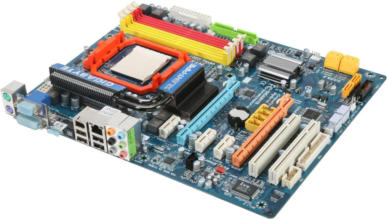 Main image of GIGABYTE GA-MA790GP-UD4H AM3/AM2+/AM2 AMD 790GX HDMI ATX AMD Motherboard