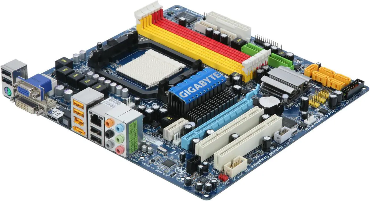 Main image of GIGABYTE GA-MA785GM-US2H AM3/AM2+/AM2 AMD 785G HDMI Micro ATX AMD Motherboard