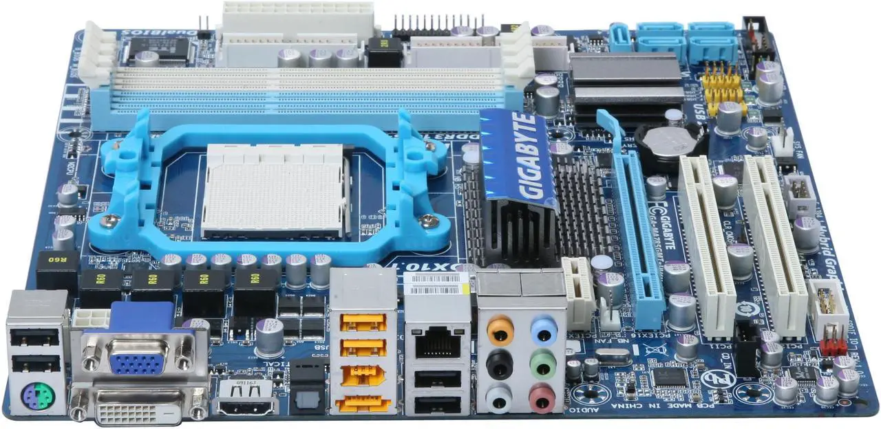 Alt view image 2 of 5 - GIGABYTE GA-MA785GMT-UD2H AM3 AMD 785G HDMI Micro ATX AMD Motherboard