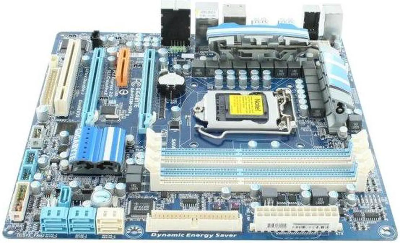 Alt view image 4 of 4 - GIGABYTE GA-P55M-UD4 LGA 1156 Intel P55 Micro ATX Intel Motherboard