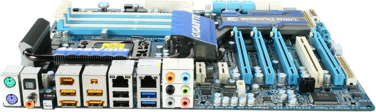 Alt view image 2 of 5 - GIGABYTE GA-X58A-UD5 LGA 1366 Intel X58 USB 3.0 ATX Intel Motherboard