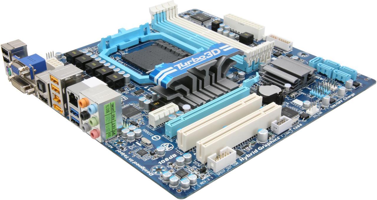 GIGABYTE GA-880GM-USB3 AM3+ AMD 880G USB 3.0 HDMI Micro ATX AMD Motherboard