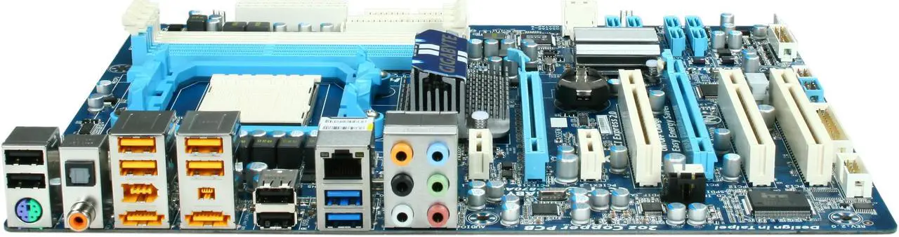 Alt view image 2 of 5 - GIGABYTE GA-870A-UD3 AM3 AMD 870 USB 3.0 ATX AMD Motherboard