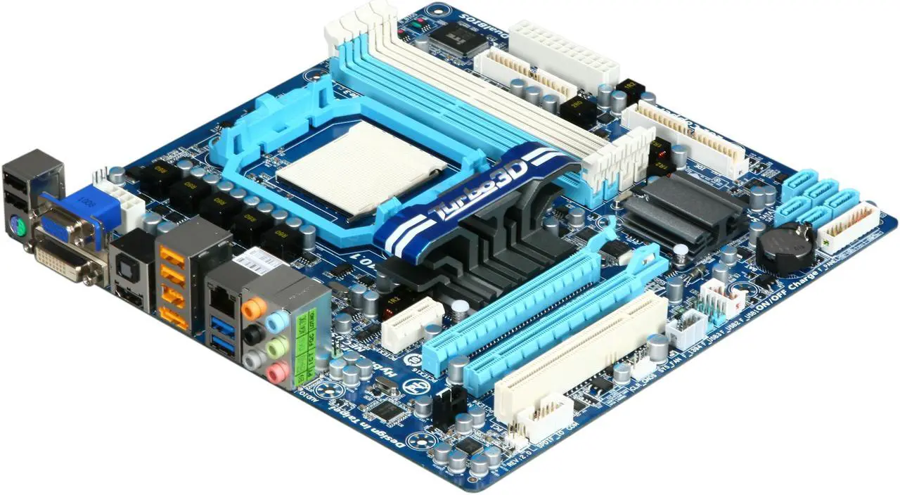Main image of GIGABYTE GA-880GMA-UD2H AM3 AMD 880G USB 3.0 HDMI Micro ATX AMD Motherboard
