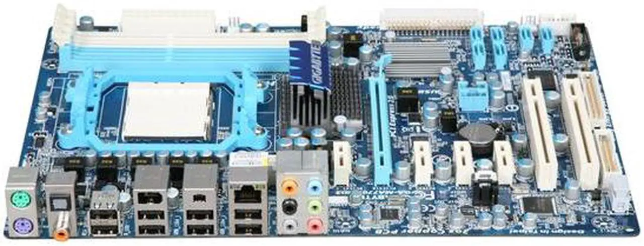 Alt view image 2 of 5 - GIGABYTE GA-MA770T-UD3 AM3 AMD 770 ATX AMD Motherboard