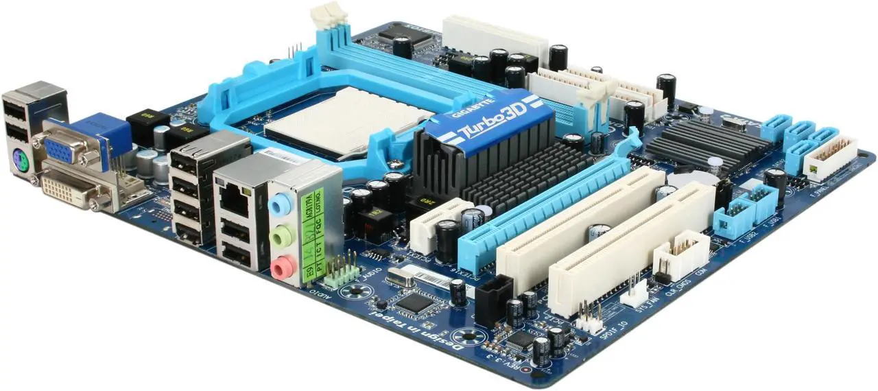 Main image of GIGABYTE GA-MA78LMT-S2 AM3 AMD 760G Micro ATX AMD Motherboard