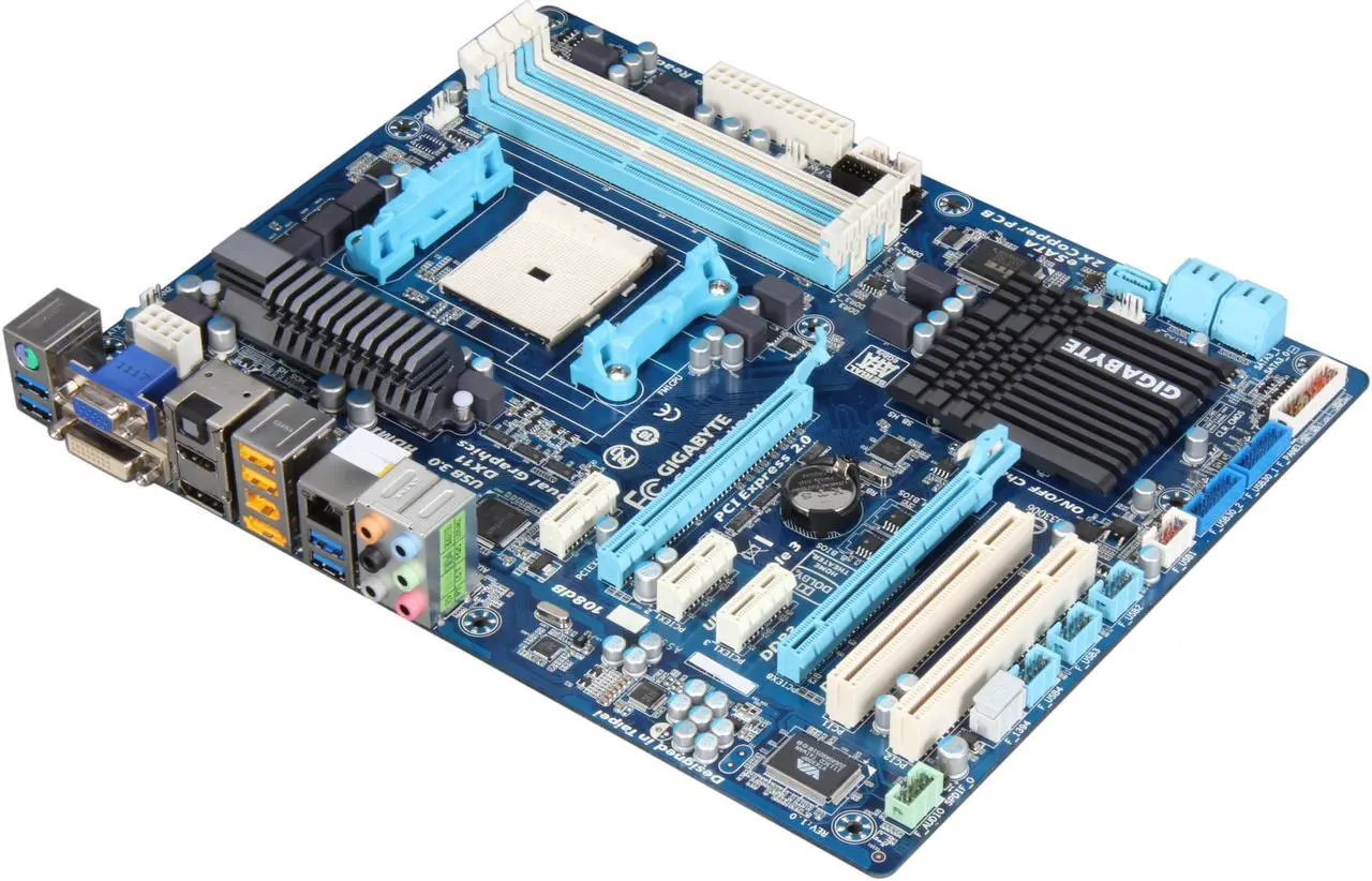 Main image of GIGABYTE GA-A75-UD4H FM1 AMD A75 (Hudson D3) USB 3.0 HDMI ATX AMD Motherboard