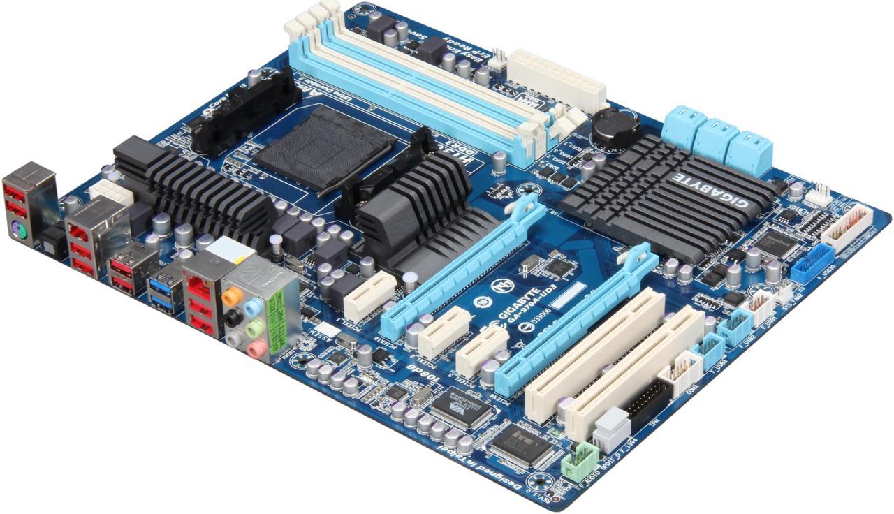 GIGABYTE GA-970A-UD3 AM3+ AMD 970 + SB950 SATA 6Gb/s USB 3.0 ATX AMD Motherboard