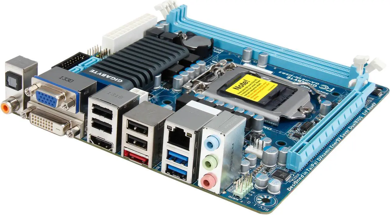 Main image of GIGABYTE GA-H61N-USB3 LGA 1155 Intel H61 HDMI USB 3.0 Mini ITX Intel Motherboard