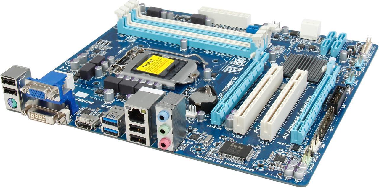 Main image of GIGABYTE GA-B75M-D3H LGA 1155 Intel B75 HDMI SATA 6Gb/s USB 3.0 Micro ATX Intel Motherboard