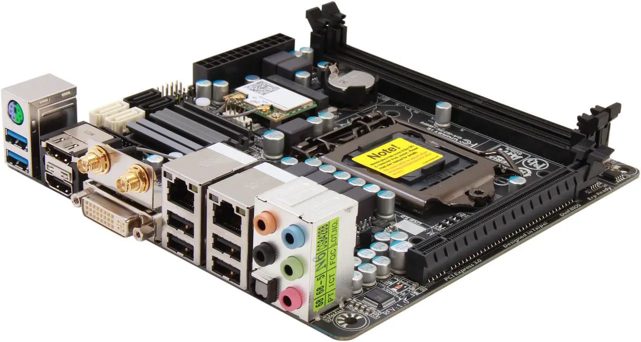 Main image of GIGABYTE GA-H77N-WIFI LGA 1155 Intel H77 HDMI USB 3.0 Mini ITX Intel Motherboard