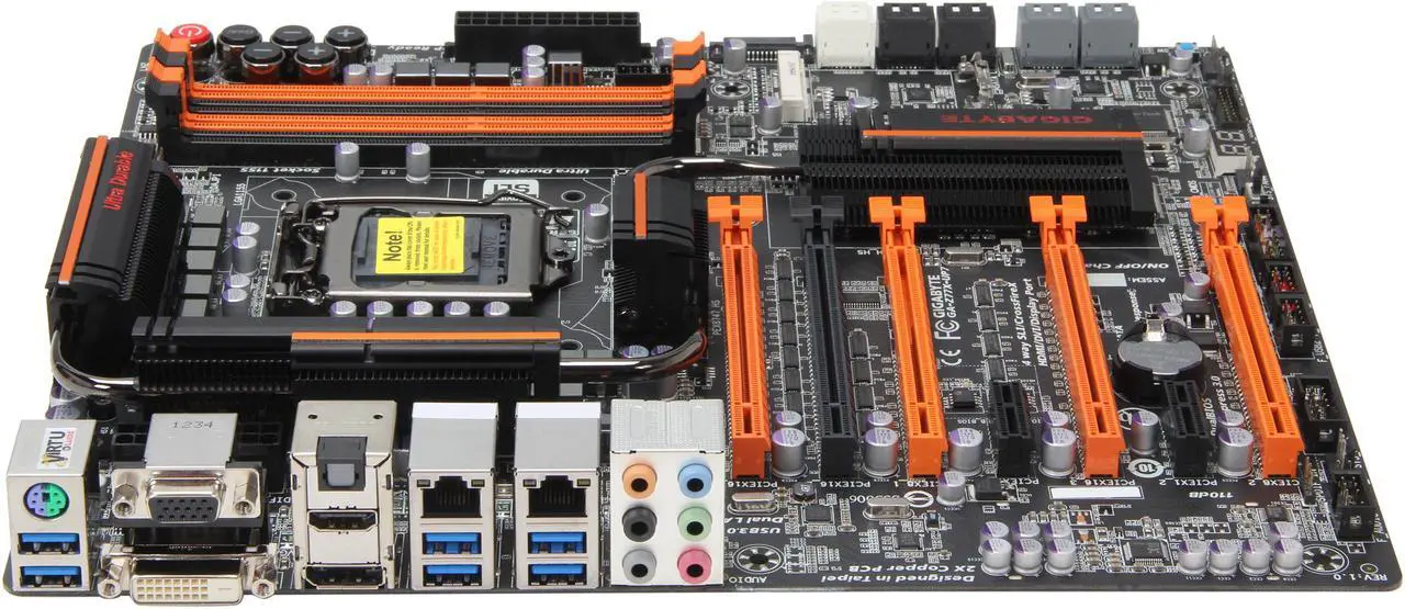 Alt view image 2 of 5 - GIGABYTE GA-Z77X-UP7 LGA 1155 Intel Z77 HDMI USB 3.0 Extended ATX Intel Motherboard