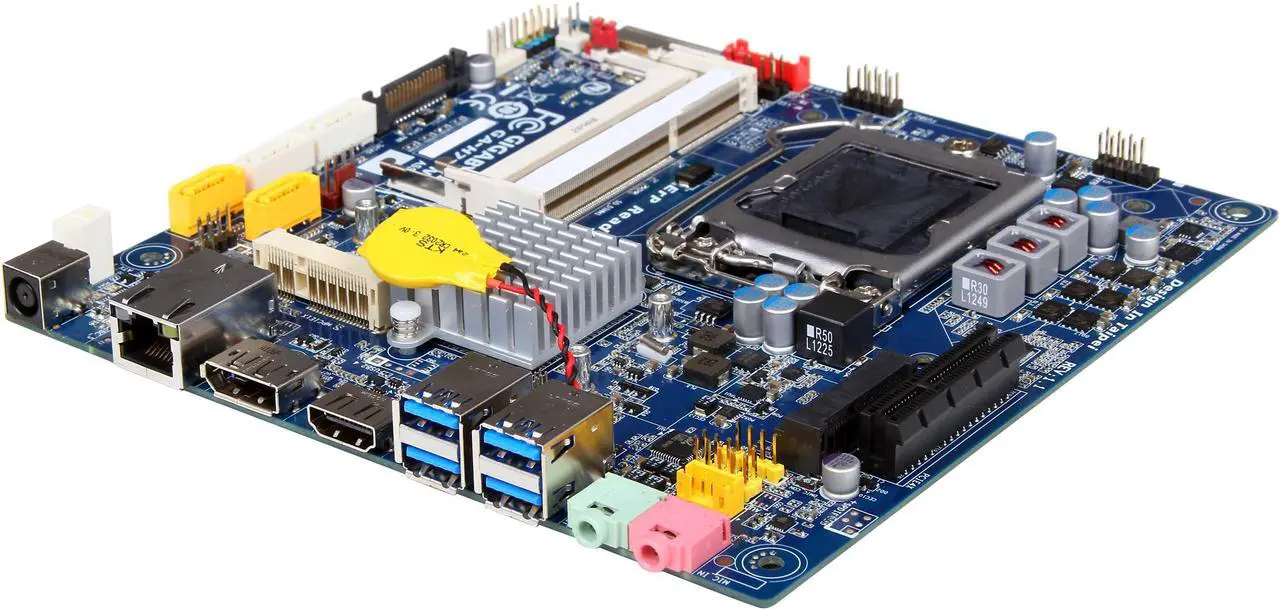 Main image of GIGABYTE GA-H77TN LGA 1155 Intel H77 HDMI USB 3.0 Thin mini-ITX Intel Motherboard