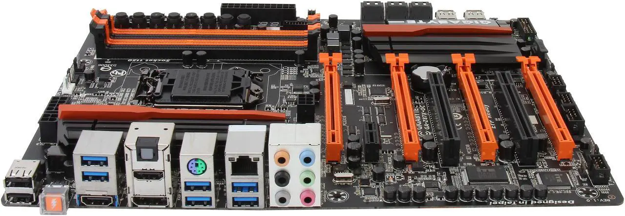 Alt view image 2 of 5 - GIGABYTE GA-Z87X-OC LGA 1150 Intel Z87 HDMI USB 3.0 ATX Intel Motherboard with UEFI BIOS