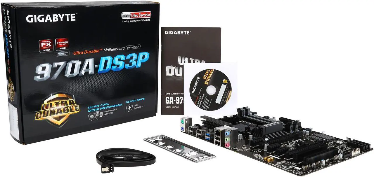 Alt view image 6 of 5 - GIGABYTE GA-970A-DS3P (rev. 2.0) AM3+ AMD 970 USB 3.0 ATX AMD Motherboard