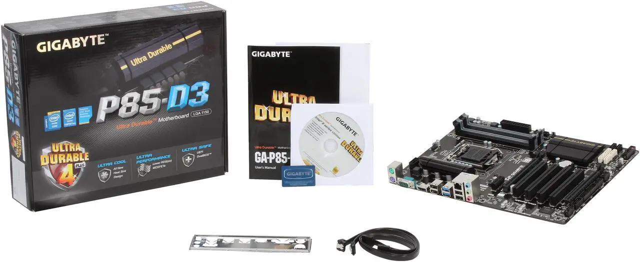 Alt view image 5 of 5 - GIGABYTE GA-P85-D3 LGA 1150 Intel B85 HDMI USB 3.0 ATX Intel Motherboard