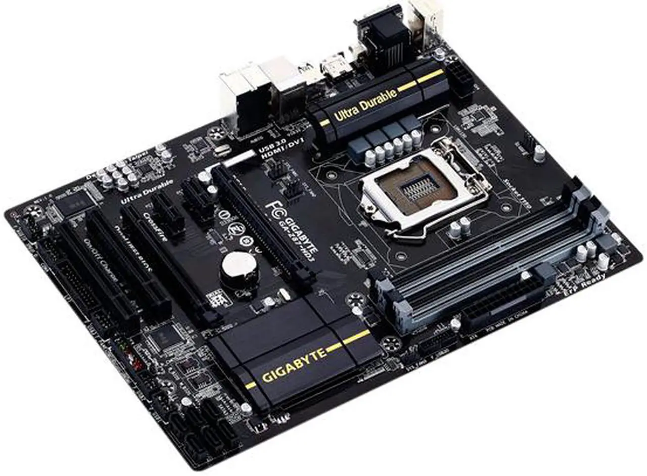 Alt view image 4 of 5 - GIGABYTE GA-Z87-HD3 LGA 1150 Intel Z87 HDMI USB 3.0 ATX Intel Motherboard