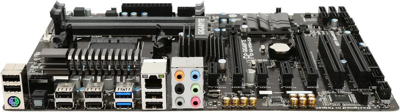 Alt view image 3 of 5 - GIGABYTE GA-970A-D3P (rev. 1.0) AM3+/AM3 AMD 970 USB 3.0 ATX AMD Motherboard