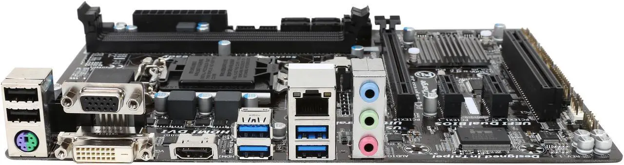 Alt view image 2 of 5 - GIGABYTE GA-H87M-HD3 LGA 1150 Intel H87 HDMI USB 3.0 Micro ATX Intel Motherboard With UEFI BIOS
