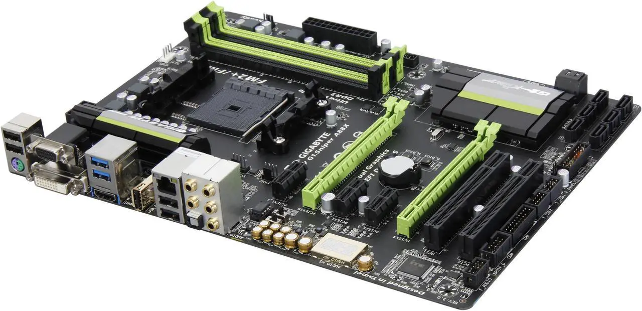 Main image of GIGABYTE GA-G1.Sniper A88X FM2+ / FM2 AMD A88X (Bolton D4) USB 3.0 HDMI ATX AMD Motherboard