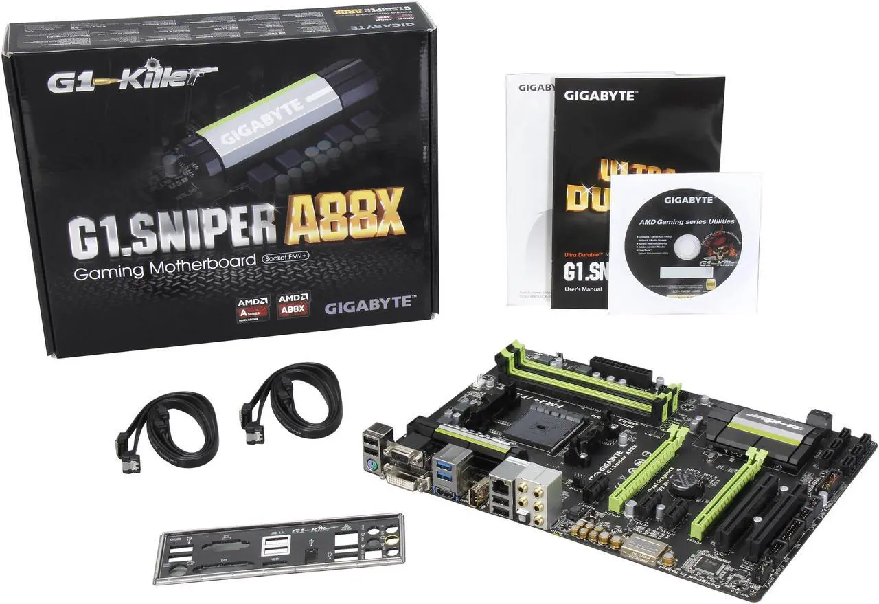 Alt view image 5 of 5 - GIGABYTE GA-G1.Sniper A88X FM2+ / FM2 AMD A88X (Bolton D4) USB 3.0 HDMI ATX AMD Motherboard