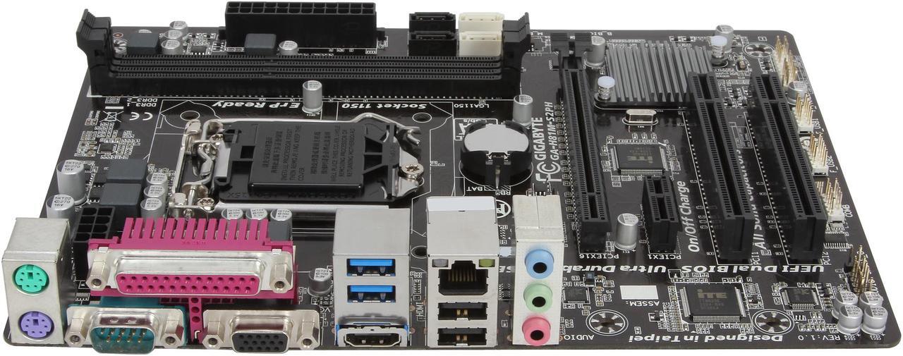 Alt view image 2 of 5 - GIGABYTE GA-H81M-S2PH LGA 1150 Intel H81 HDMI USB 3.0 Micro ATX Intel Motherboard
