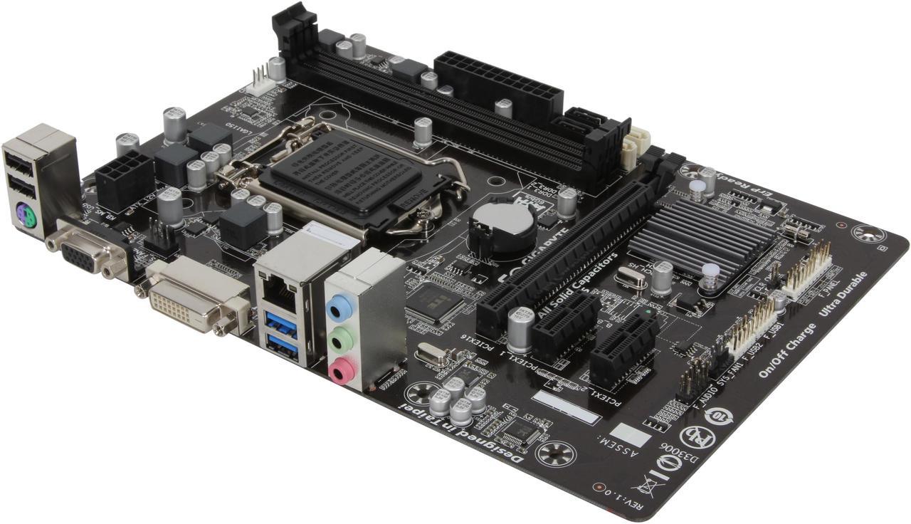 GIGABYTE GA-H81M-DS2V (rev. 1.0) LGA 1150 Intel H81 SATA 6Gb/s USB 3.0 Micro ATX Intel Motherboard