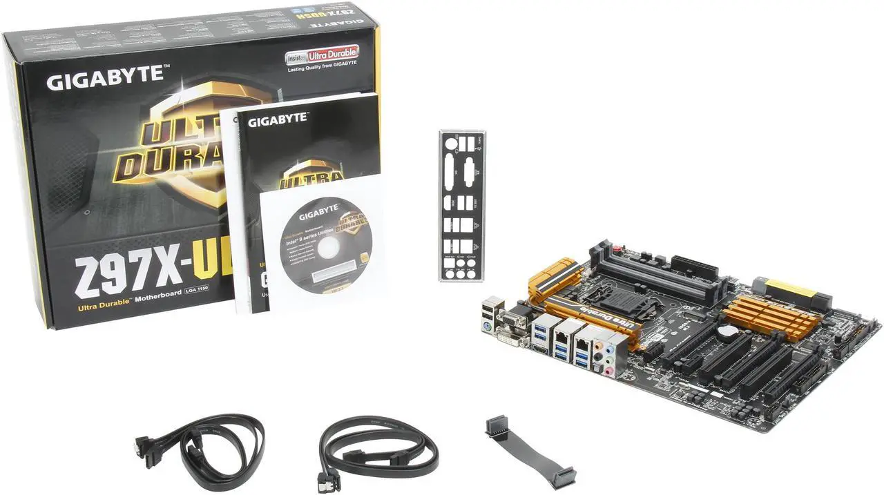 Alt view image 5 of 5 - GIGABYTE GA-Z97X-UD5H LGA 1150 Intel Z97 HDMI USB 3.0 ATX Intel Motherboard