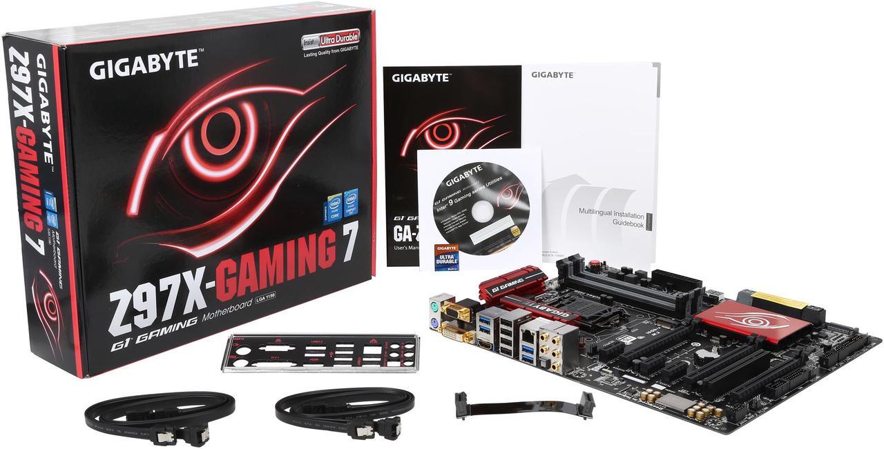 Alt view image 6 of 5 - GIGABYTE G1 Gaming GA-Z97X-Gaming 7 LGA 1150 Intel Z97 HDMI SATA 6Gb/s USB 3.0 ATX Intel Motherboard