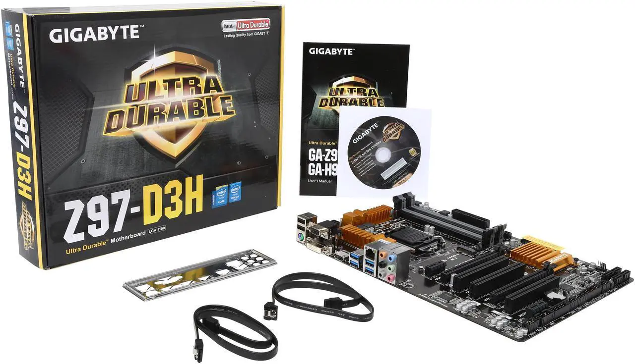 Alt view image 5 of 5 - GIGABYTE GA-Z97-D3H LGA 1150 Intel Z97 HDMI USB 3.0 ATX Intel Motherboard