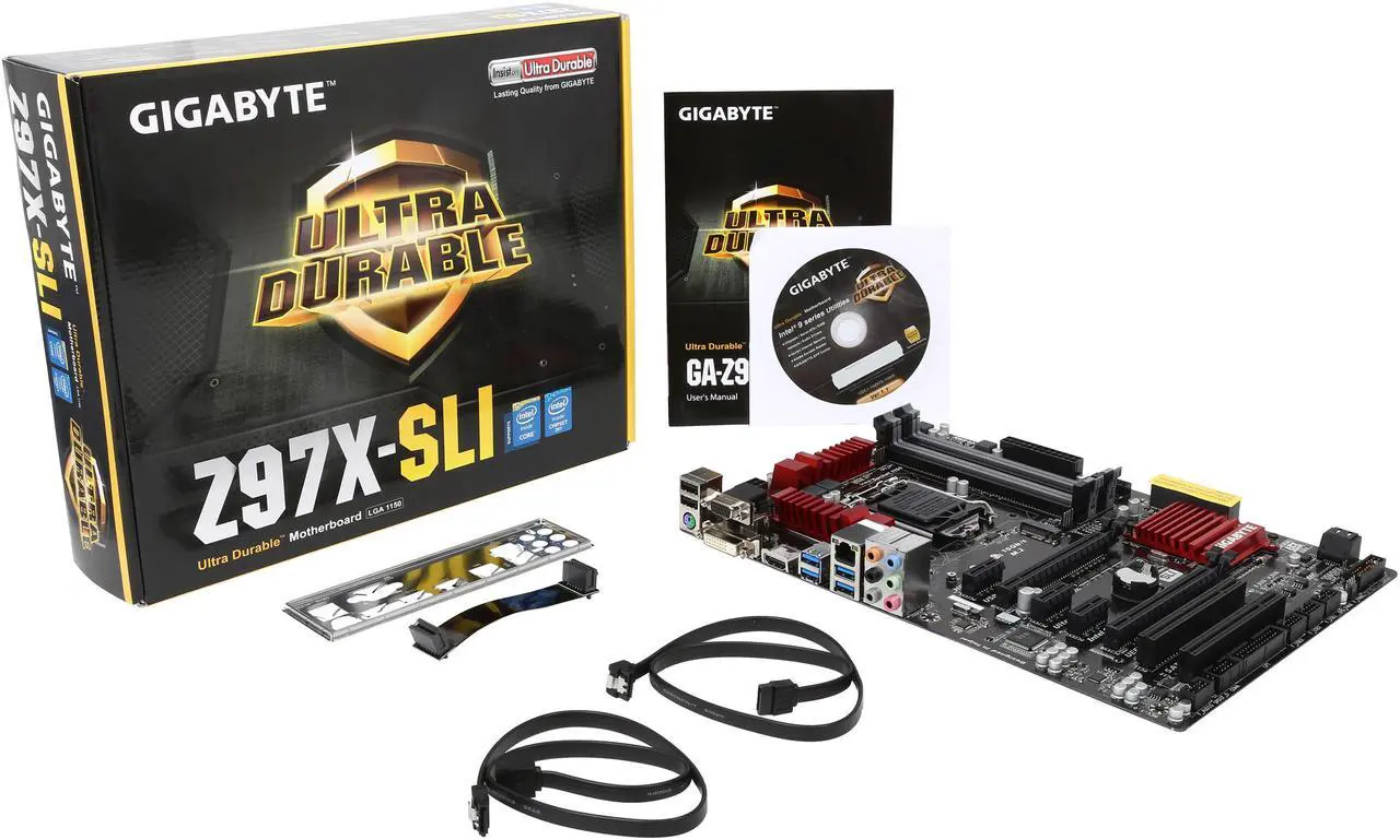Alt view image 6 of 5 - GIGABYTE GA-Z97X-SLI LGA 1150 Intel Z97 HDMI USB 3.0 ATX Intel Motherboard