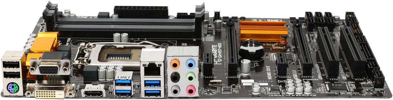 Alt view image 3 of 5 - GIGABYTE GA-H97-HD3 LGA 1150 Intel H97 HDMI USB 3.0 ATX Intel Motherboard