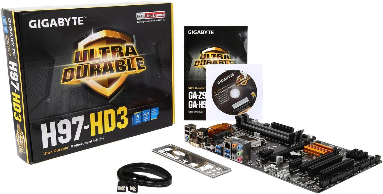 Alt view image 6 of 5 - GIGABYTE GA-H97-HD3 LGA 1150 Intel H97 HDMI USB 3.0 ATX Intel Motherboard