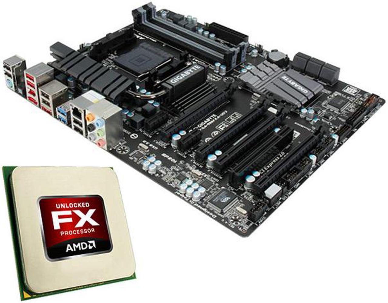 Main image of AMD & Gigabyte CB-CPM-010 AMD FX-9590 4.7GHz (Require Min. 600W + Liquid Cooler) Motherboard / CPU Combo