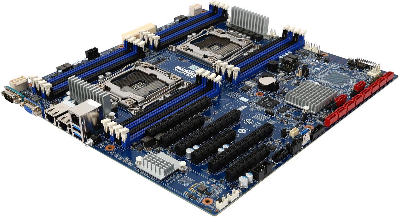 GIGABYTE MD70-HB1 E-ATX / SSI EEB Server Motherboard Dual LGA 2011-3 Intel C612