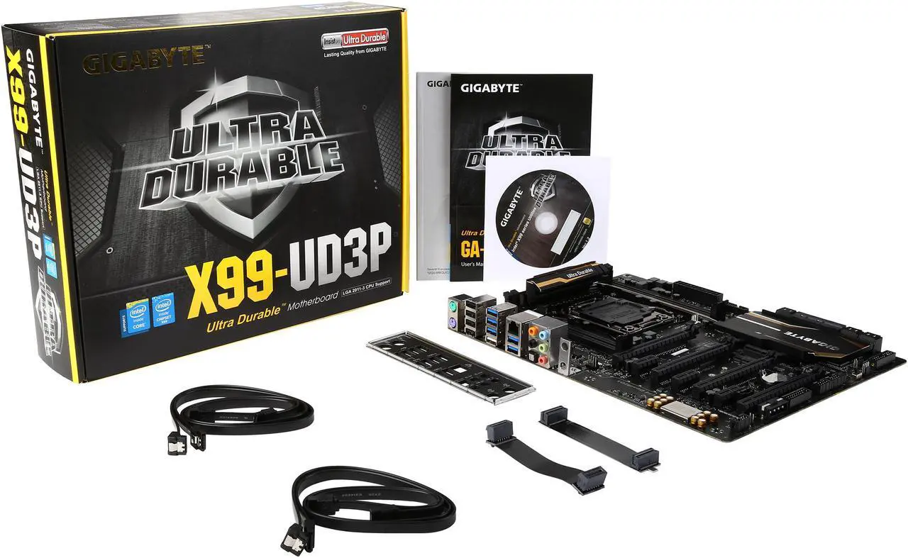 Alt view image 6 of 5 - GIGABYTE GA-X99-UD3P (rev. 1.0) LGA 2011-v3 Intel X99 USB 3.0 ATX Intel Motherboard
