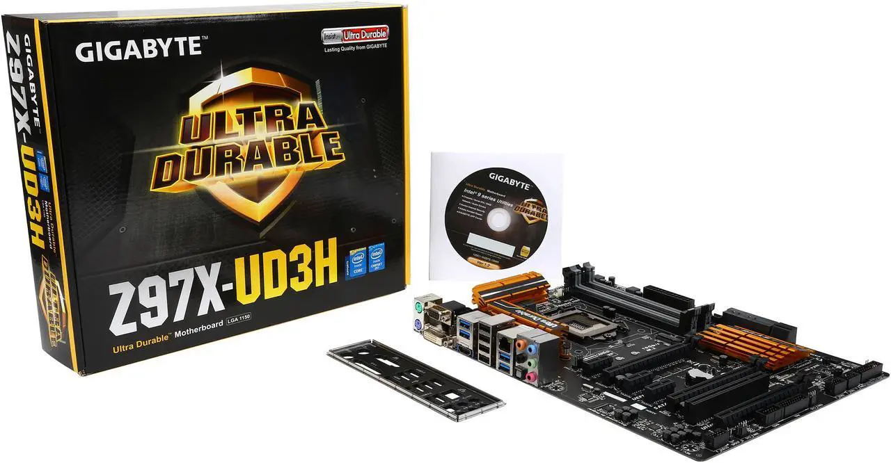 Alt view image 5 of 5 - GIGABYTE GA-Z97X-UD3H LGA 1150 Intel Z97 HDMI USB 3.0 ATX Intel Motherboard