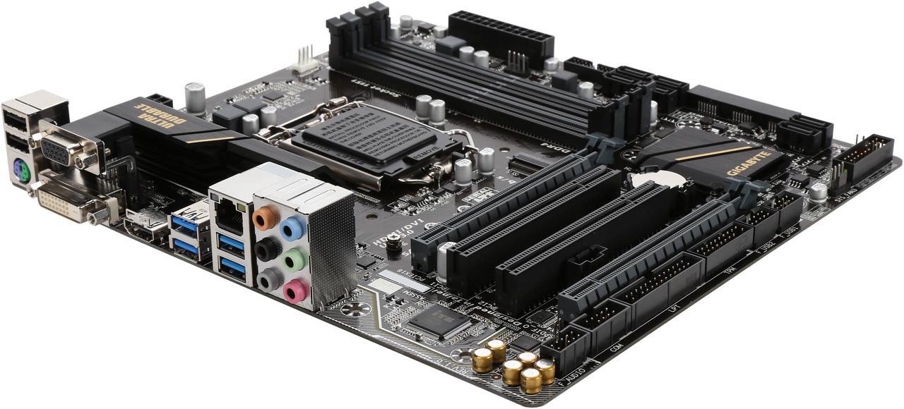 GIGABYTE GA-B150M-D3H (rev. 1.0) LGA 1151 Intel B150 HDMI SATA 6Gb/s USB 3.0 Micro ATX Intel Motherboard