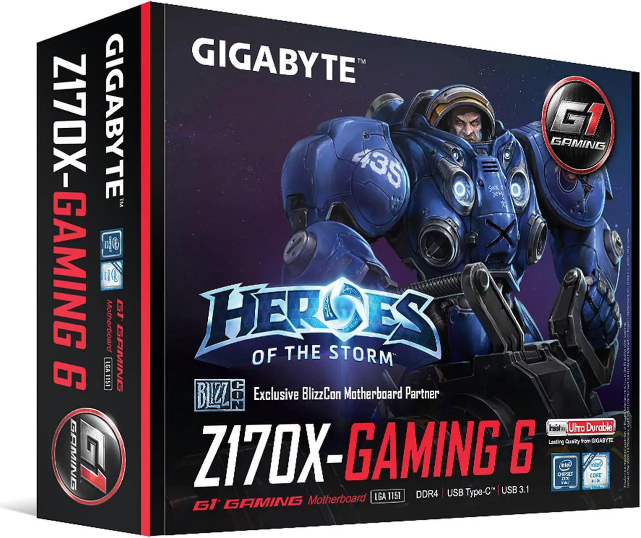 Alt view image 7 of 7 - GIGABYTE GA-Z170X-Gaming 6 (rev. 1.0) LGA 1151 Intel Z170 HDMI USB 3.1 USB 3.0 ATX Intel Motherboard