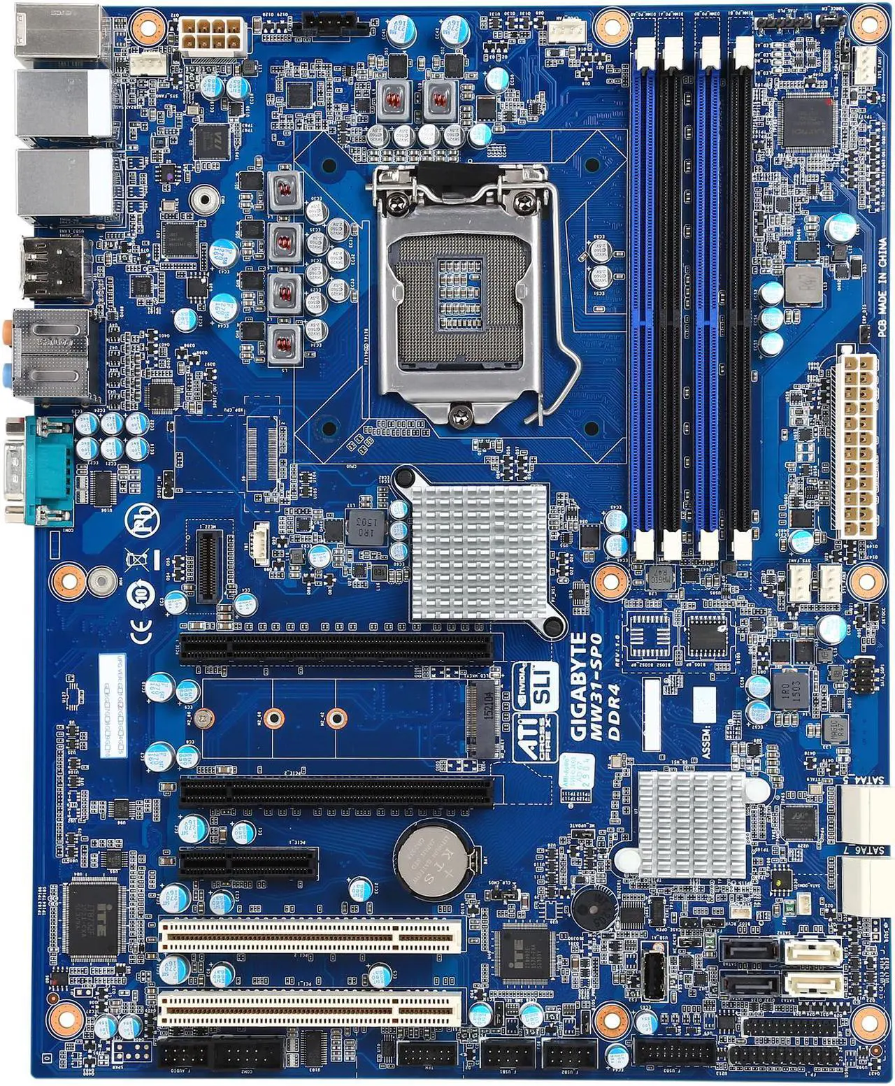 Alt view image 4 of 5 - GIGABYTE MW31-SP0 ATX Server Motherboard LGA 1151 Intel C236