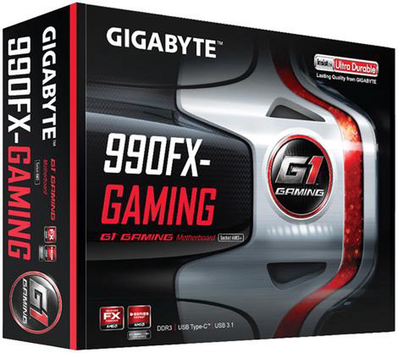 Alt view image 8 of 8 - GIGABYTE GA-990FX-Gaming AM3+ AMD 990FX SATA 6Gb/s USB 3.1 USB 3.0 ATX AMD Motherboard